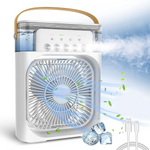 Ventilador con Niebla y Humidificador de Aire